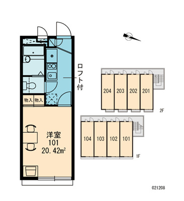 【区画図】 | レオパレスＶｉＶｉ芦屋