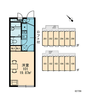 【区画図】 | レオパレスオアシス山手 