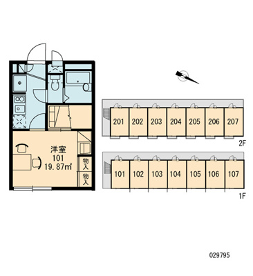 【区画図】 | レオパレス魚崎 