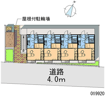 【区画図】 | レオパレス西岡本２番館 