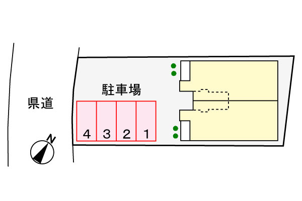 パークス古見の区画図