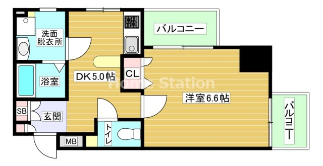 【間取り】 | プレサンスセンターコア大阪