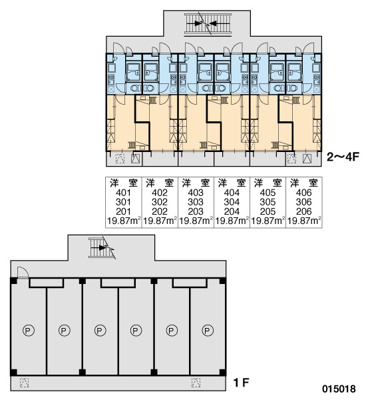 【区画図】 | レオパレスル・コントワールⅡ 3