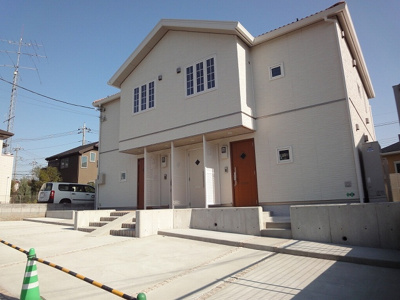 【外観】 | さくらガーデン【SHM】 | 積水ハウス施工の賃貸住宅シャーメゾン♪ワンちゃんと一緒に暮らせるお部屋をお探しの方にもぴったり☆1フロア2住戸の快適なアパートです☆「仲町台」駅より徒歩11分♪