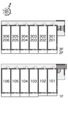 【区画図】 | レオパレストライズ２