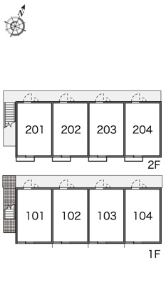 【区画図】 | レオパレスアルカディア畑原