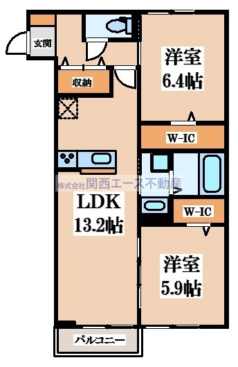 【間取り】 | カーサアドミラブール