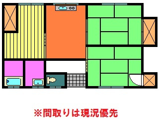 コーポ中島の間取り