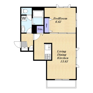【間取り】 | ラシーヌ中野島