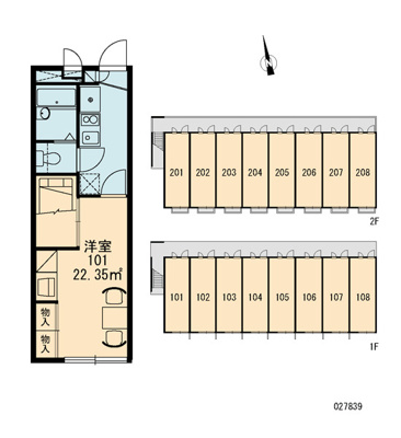 【区画図】 | レオパレスファインコート鈴蘭台