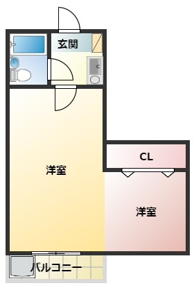 【間取り】 | ロイヤルコーポ北中島