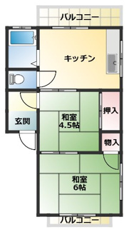 【間取り】 | コーポヤマモト