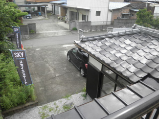 【展望】 | ベランダから駐車場と庭です！