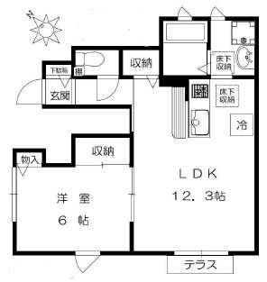 【間取り】 | レゾンデートル | 間取り図