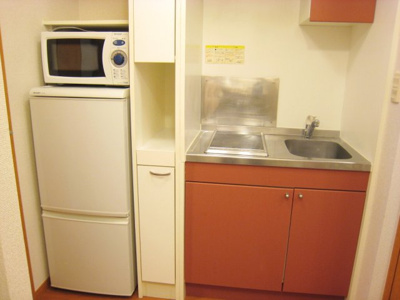 【キッチン】 | ヒル | 冷蔵庫＆電子レンジ