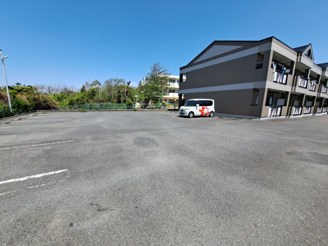 グリーンピアの駐車場