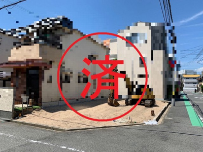 【外観】 | PLAISIR甲子園町　売土地 | 東南角地の日当たり良い立地です。