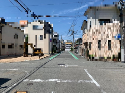 【前面道路含む現地写真】 | PLAISIR甲子園町　売土地 | 南側から