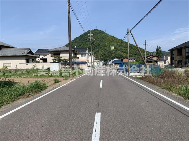 ５４９９５　岐阜市日野西土地の前面道路含む現地写真