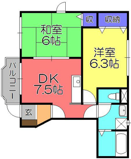 【間取り】 | カルフールII