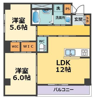【間取り】 | Casa　Mia甲子園(甲子園口駅・上甲子園小学校・上甲子園中学校区)