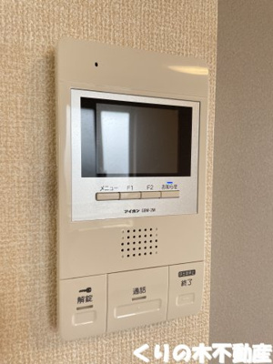 【セキュリティ】 | D-room南鳥生 | モニター付きインターホン完備