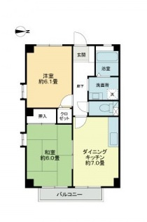 フォブール合川【キャッシュバック対象】の間取り