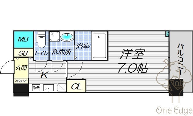 スプランディッドⅡの間取り