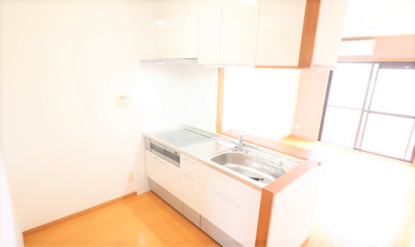 サンハイツ飯田のキッチン|キッチンでお料理をお楽しみください