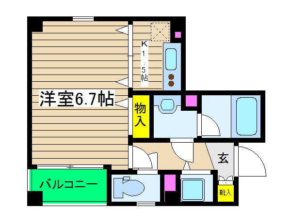 ソレイユ横濱の間取り|ソレイユ横濱　間取り