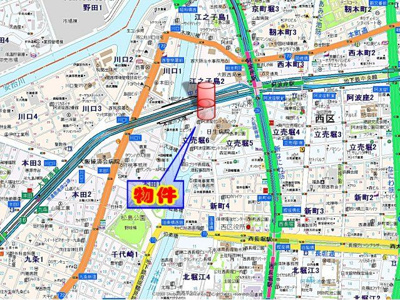 【地図】 | ルクレ阿波座レジデンス