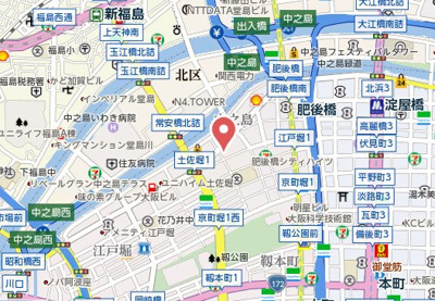 【地図】 | ビエラ江戸堀