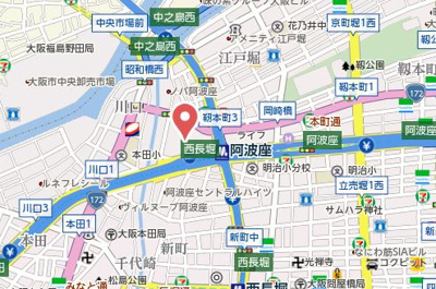 【地図】 | 阿波座ライズタワーMark20
