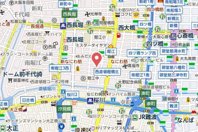 【地図】 | ルミエール南堀江