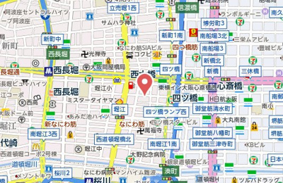 【地図】 | ベルフレージュ北堀江