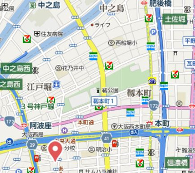 【地図】 | プレサンス立売堀アーバンスタイル