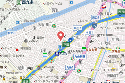 【地図】 | ビビッド北堀江