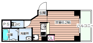 【間取り】 | グランパシフィック姫里