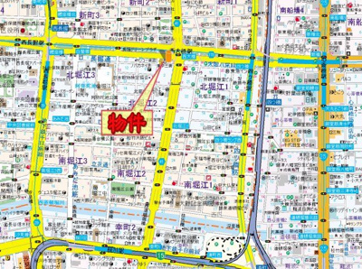 【地図】 | CityLifeクラウンハイム長堀通