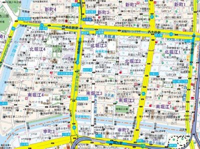 【地図】 | QCフラット北堀江