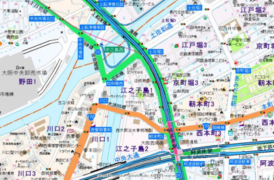 【地図】 | エスリード阿波座ノースプレイス