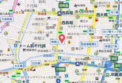 【地図】 | エステムコート南堀江ⅢCHURA