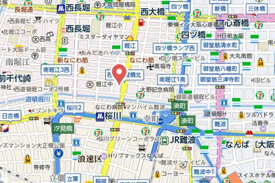 【地図】 | BRAVI南堀江