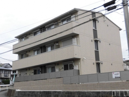 合志市須屋のアパートの外観