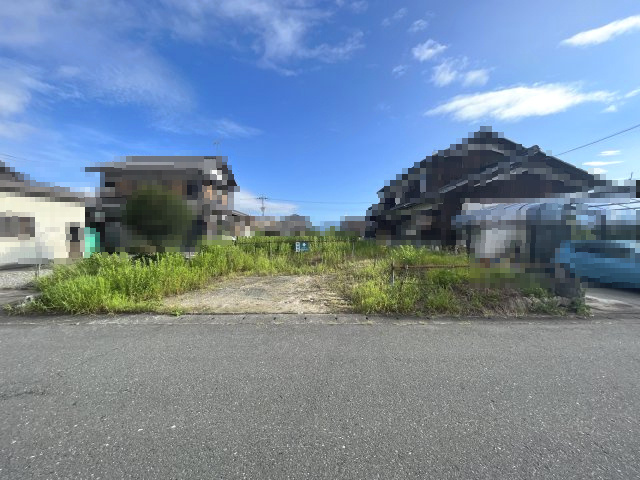 高島市今津町弘川115坪土地の外観|南向きの好立地！