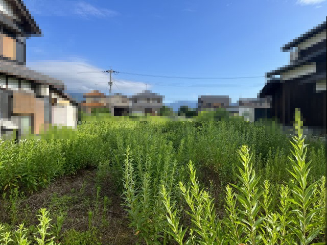 高島市今津町弘川115坪土地の外観