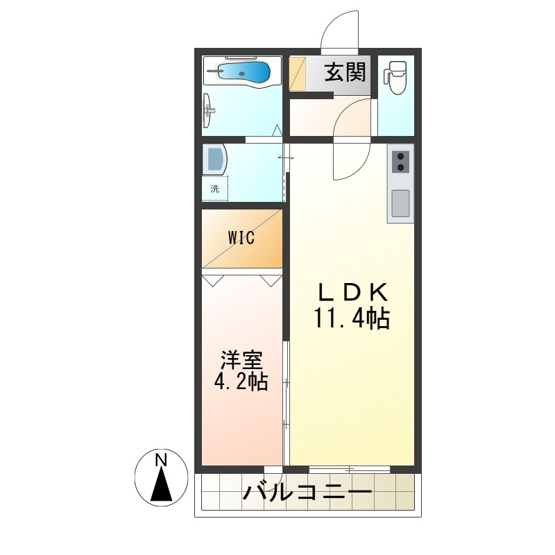 ボルツⅡの間取り