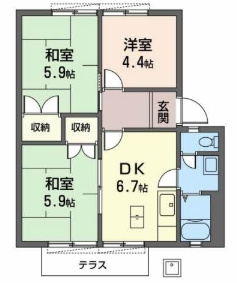 【間取り】 | ディアス一本松