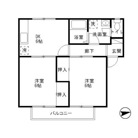 【間取り】 | ハイツカスターニエ