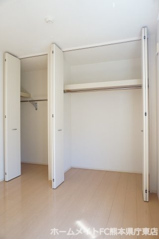 熊本市東区下江津８丁目のアパートの収納